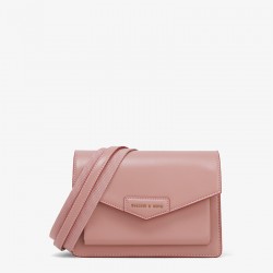 Charles Keith Messenger Bag Ladies Clamshell Messenger Bag Pink